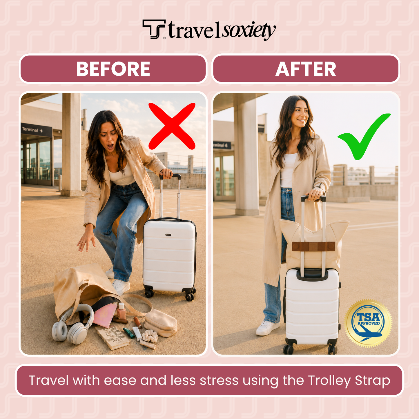 Trolley Strap – Dark Brown