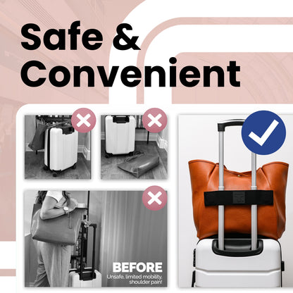 Trolley Strap – Luggage Straps for Suitcases, Travel Suitcase Accessories TSA Approved